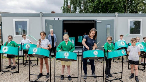 New music room a hit at West Rainton Primary School