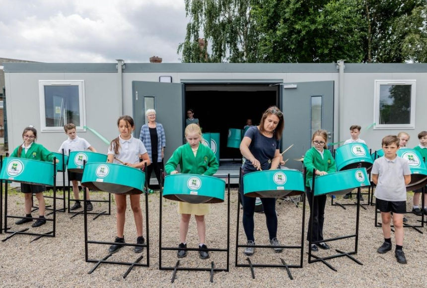 New music room a hit at West Rainton Primary School