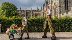 Pictures as crowds enjoy Bishop Auckland Harvest Festival at Auckland Palace
