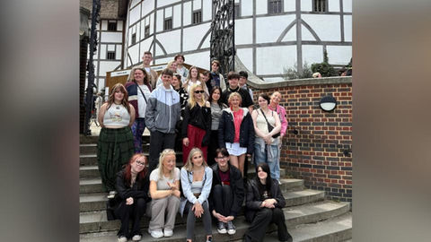 New College Durham's performing arts cohort trip to London