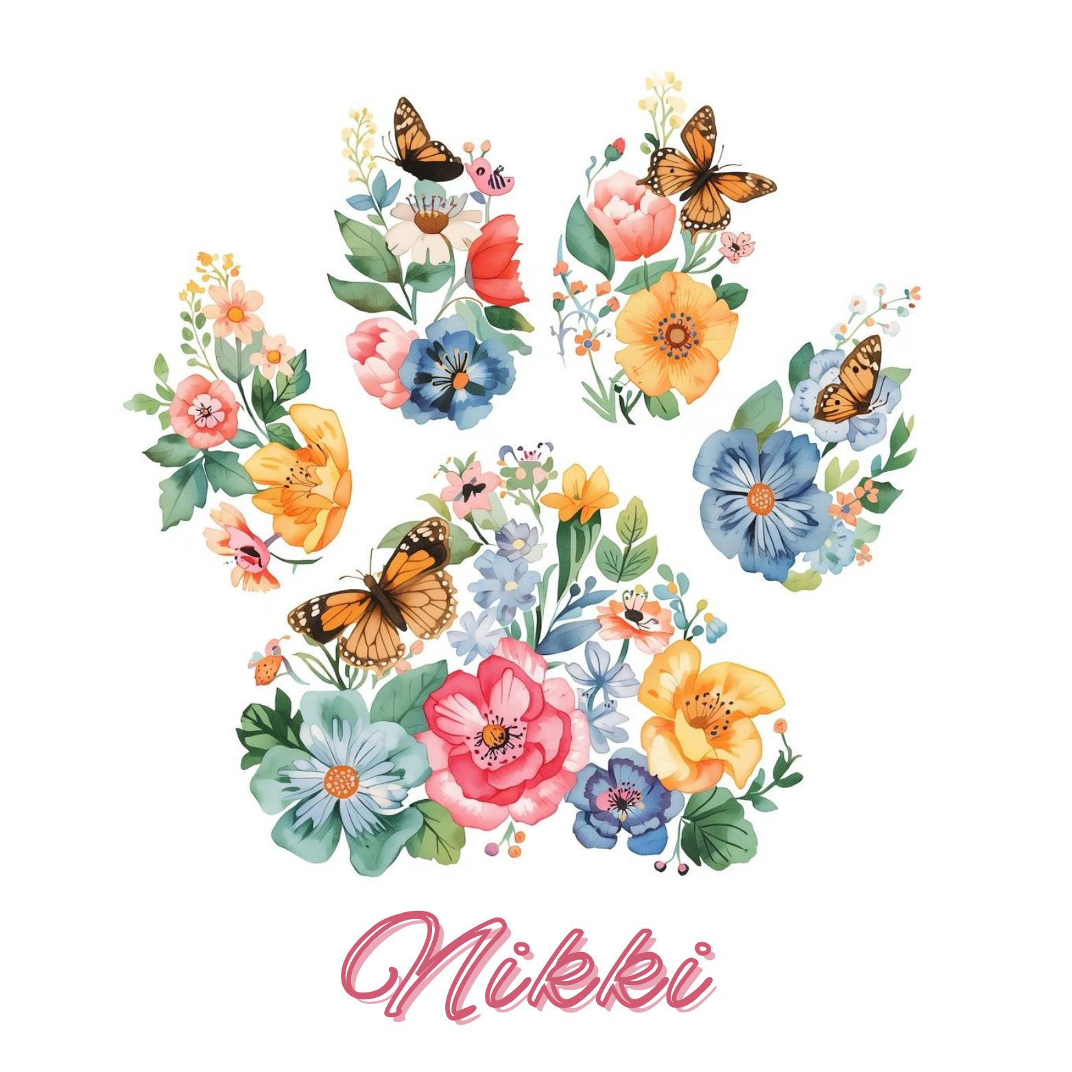 1 Paw Print Collection 1 – Choose Your Design