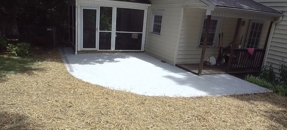 Concrete Patio update