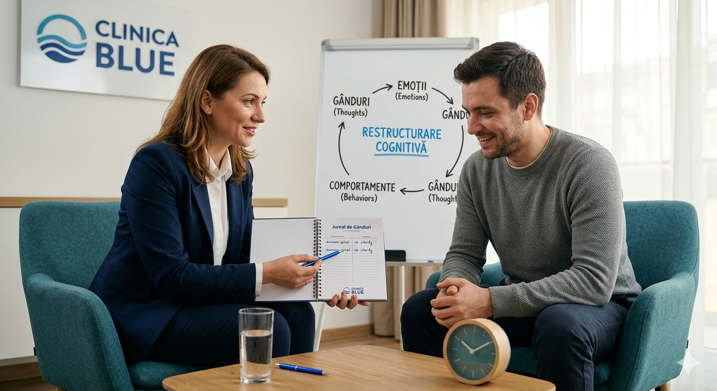 Sedinta de psihoterapie indivieduala la Clinica Blue Bucuresti