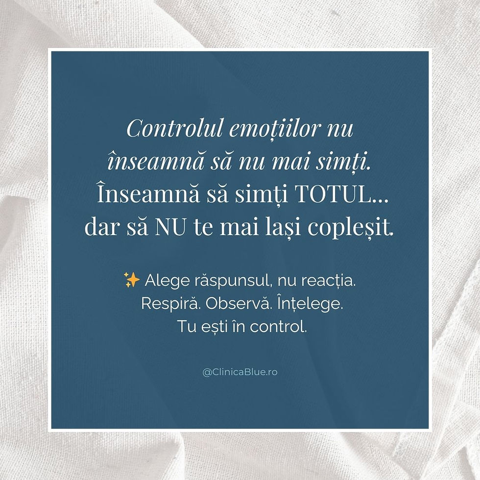 Citat motivațional despre controlul emoțiilor: controlul emoțiilor nu înseamnă să nu mai simți, ci să simți totul fără a te lăsa copleșit, cu mesaj despre mindfulness, respirație conștientă și autocontrol emoțional.