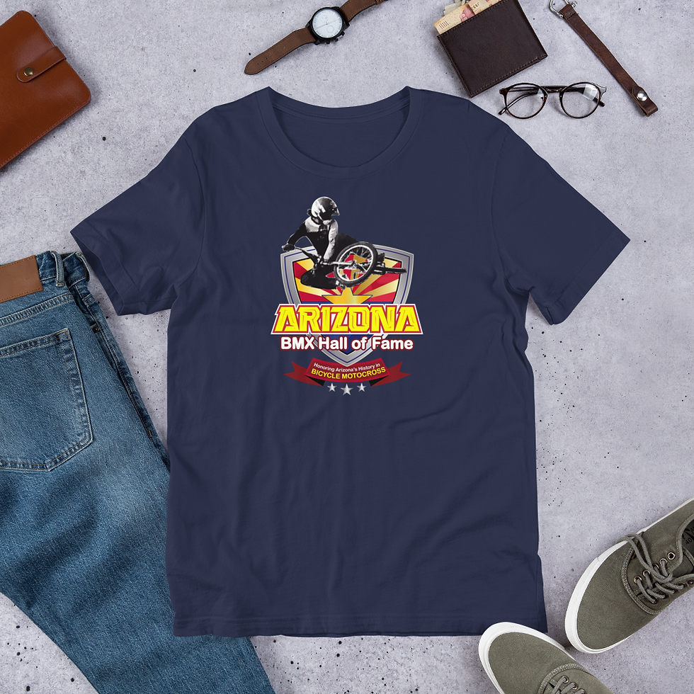 Thumbnail: Arizona BMX Hall of Fame Unisex Staple T-Shirt | Bella + Canvas 3001