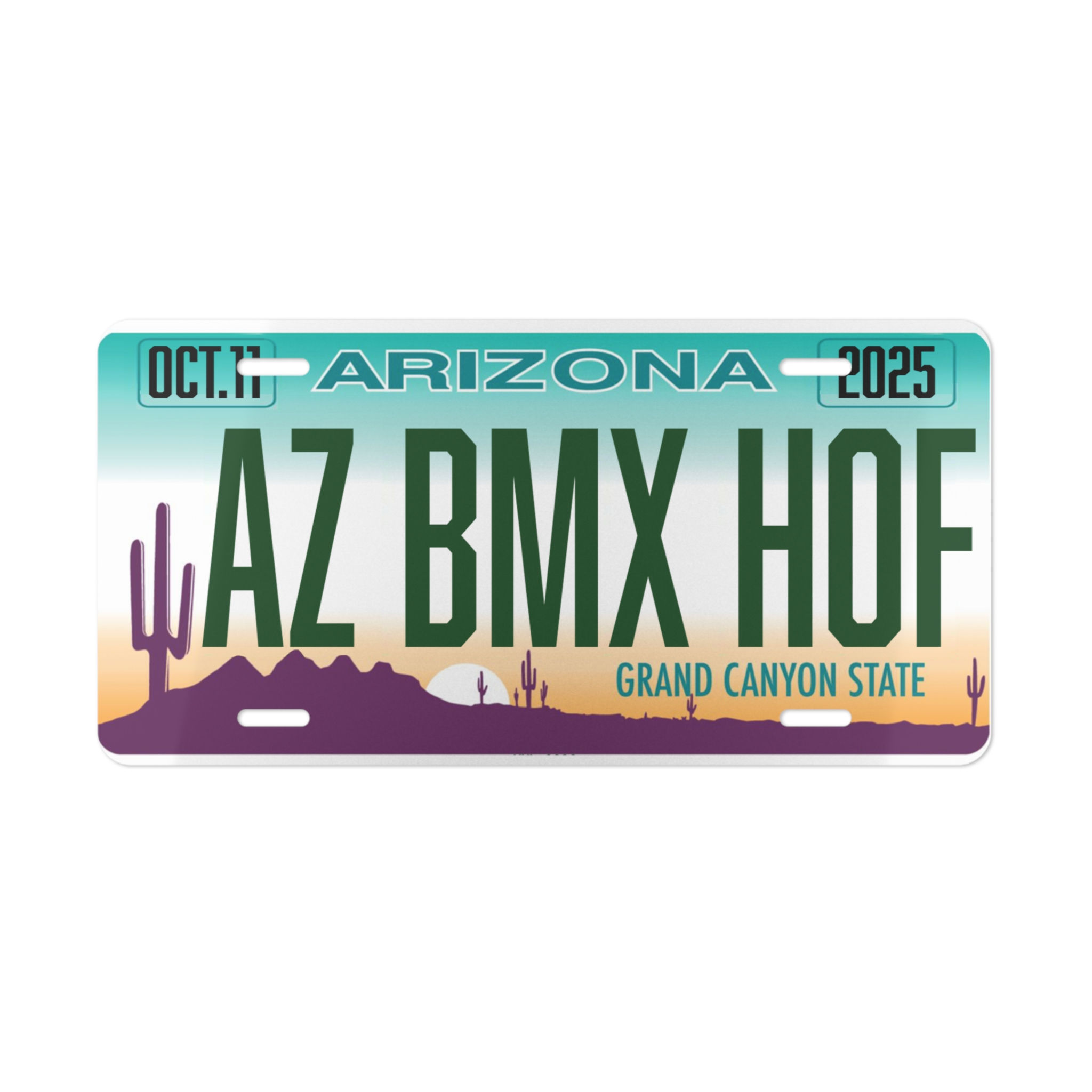 Arizona BMX Hall of Fame Collector License Plate