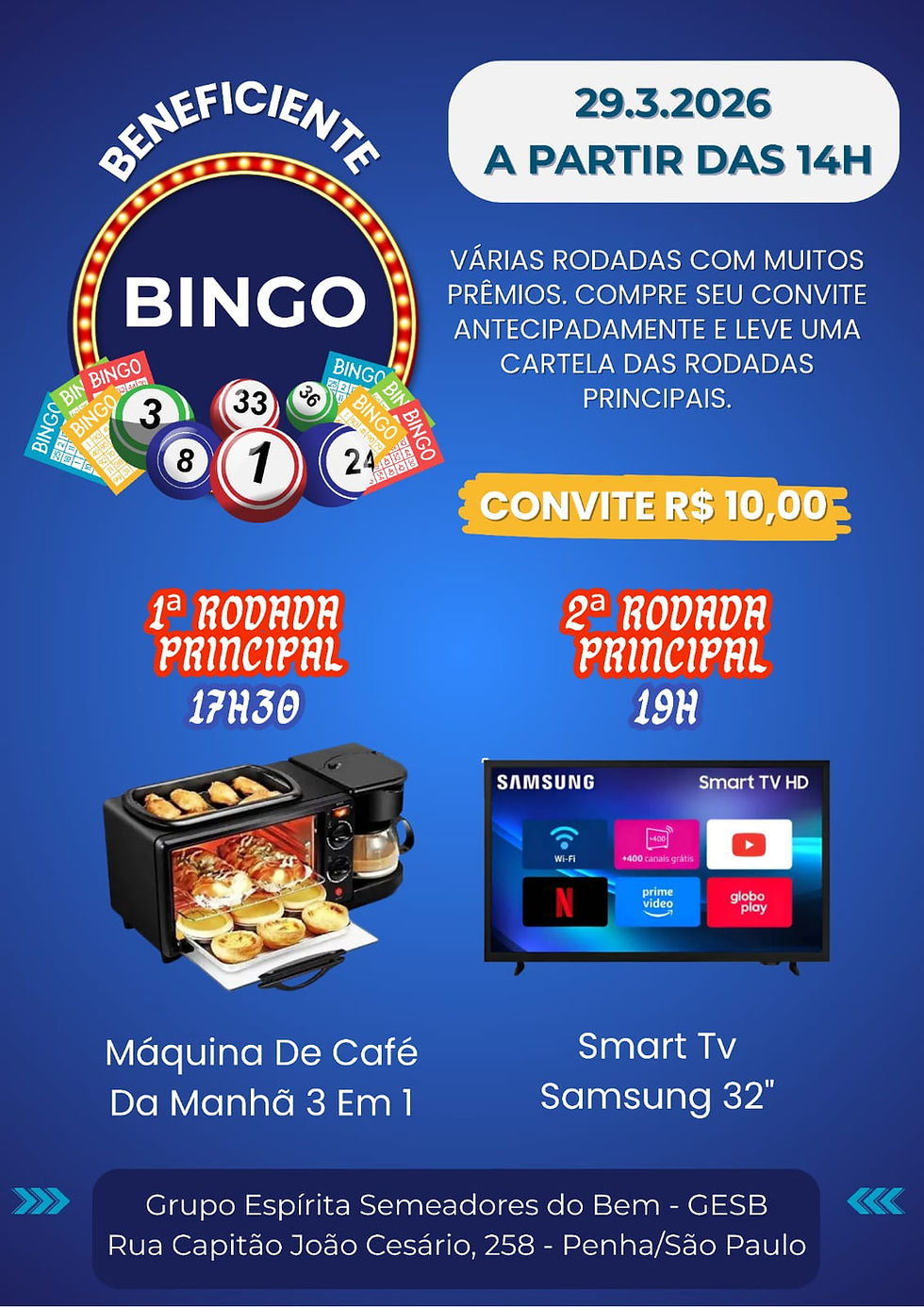 BingoBeneficente - 29/03