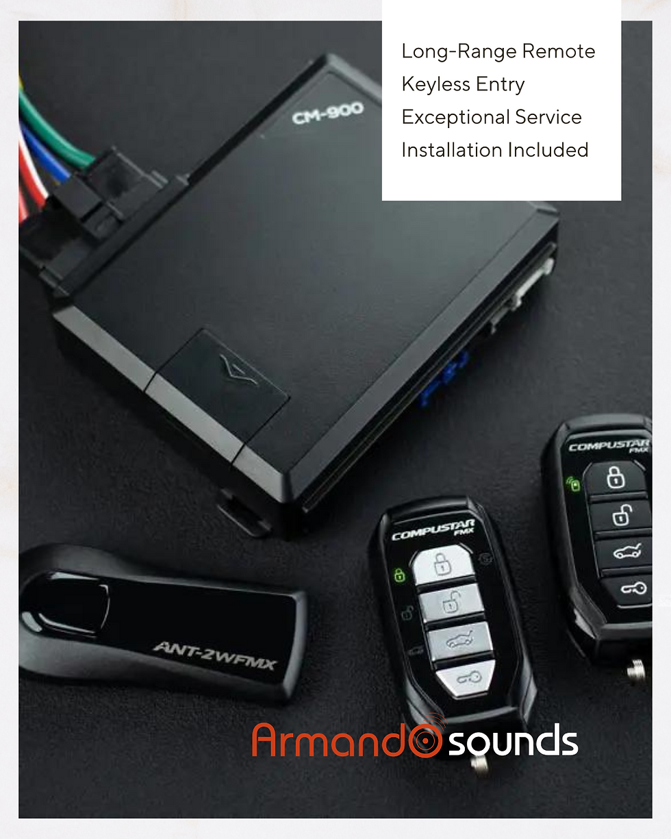Armando Sounds - 2-way remote start bundle-CS4900S-Kit