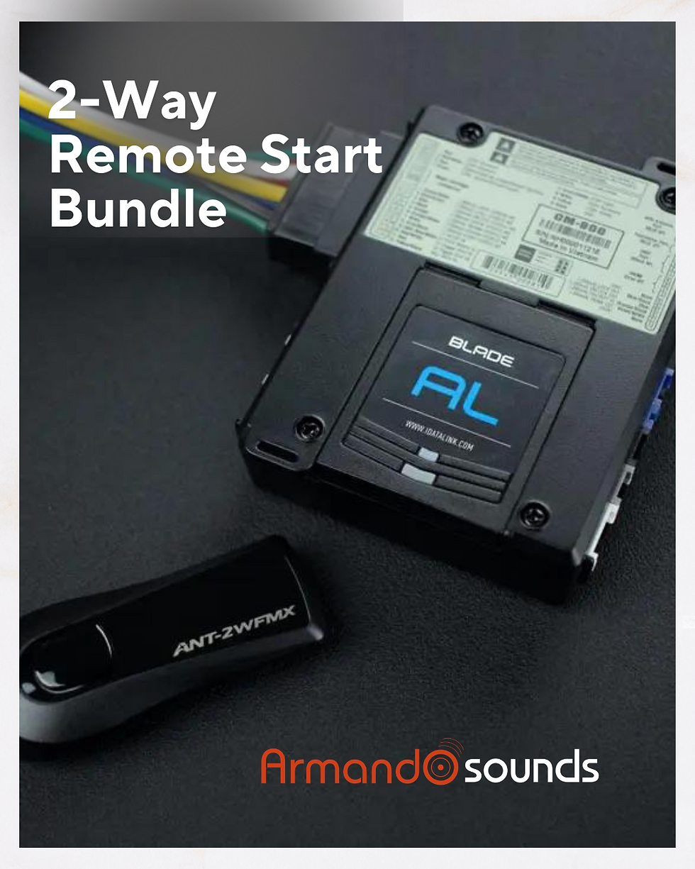 Armando Sounds - 2-way remote start bundle-CS4900S-Kit