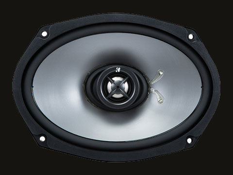 Thumbnail: KICKER SPEAKER LIDS - VIVID BLACK - SPEAKERS INCLUDED 46HDBL69VB