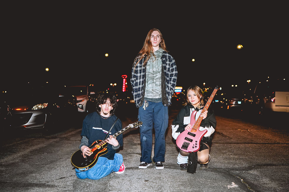 From left to right: Gabriel Garcia, Brendan Suslow and Cheyenne Lizotte. Photographed at The Lover's Market by Stefan Jasić on Jan. 9, 2026.