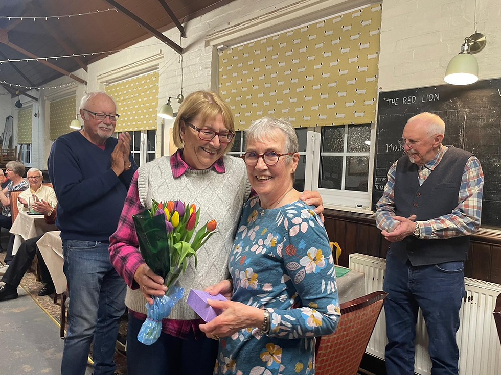 Ricks Ramblers enjoying fun and friendship at our Skittles Evening on Friday 25 April