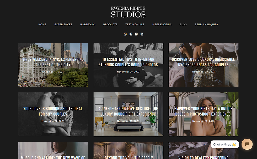 Evgenia Ribinik Studios blog