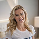 a portrait of a smiling woman