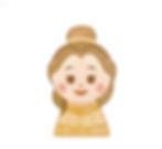 Thumbnail: Disney Princess Belle Wooden Toy Front View