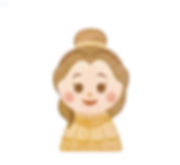 Disney Princess Belle Wooden Toy Front View