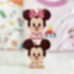 Mickey and Minnie Mouse Wooden Toys wearing Uniqlo Disney Kidea Pajamas