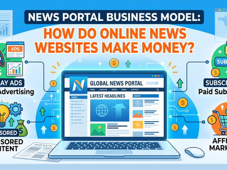 News Portal Business Model: How Do Online News Websites Make Money?