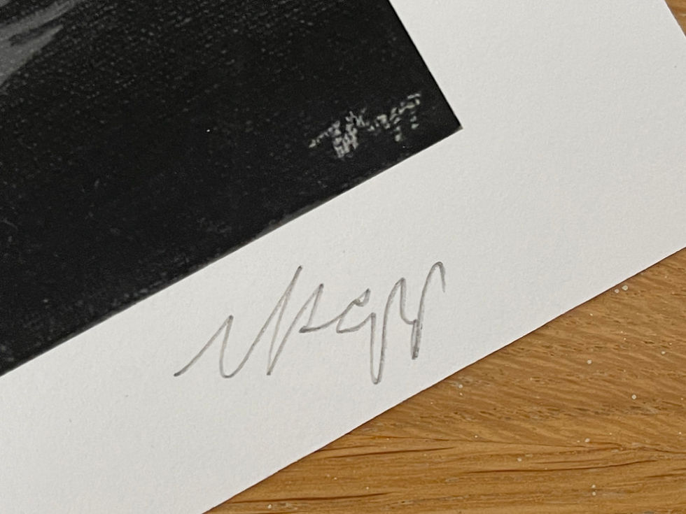 Thumbnail: Sole Bay Inn signed fine art print signature