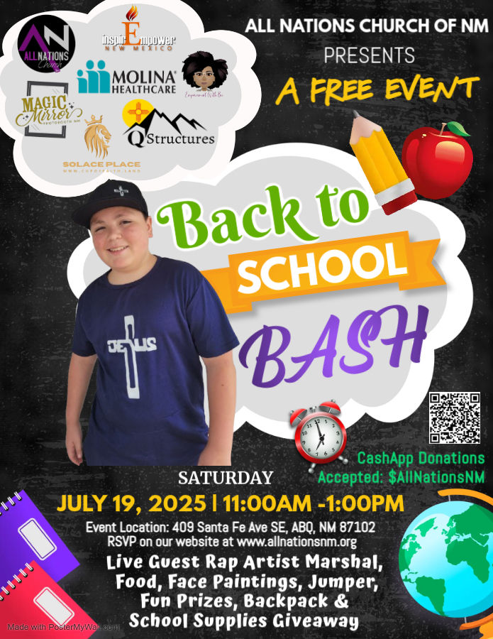 Back to School Bash- No Cost