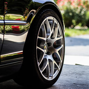 Car Wheel Close-Up