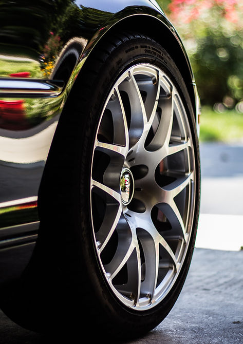 Car Wheel Close-Up