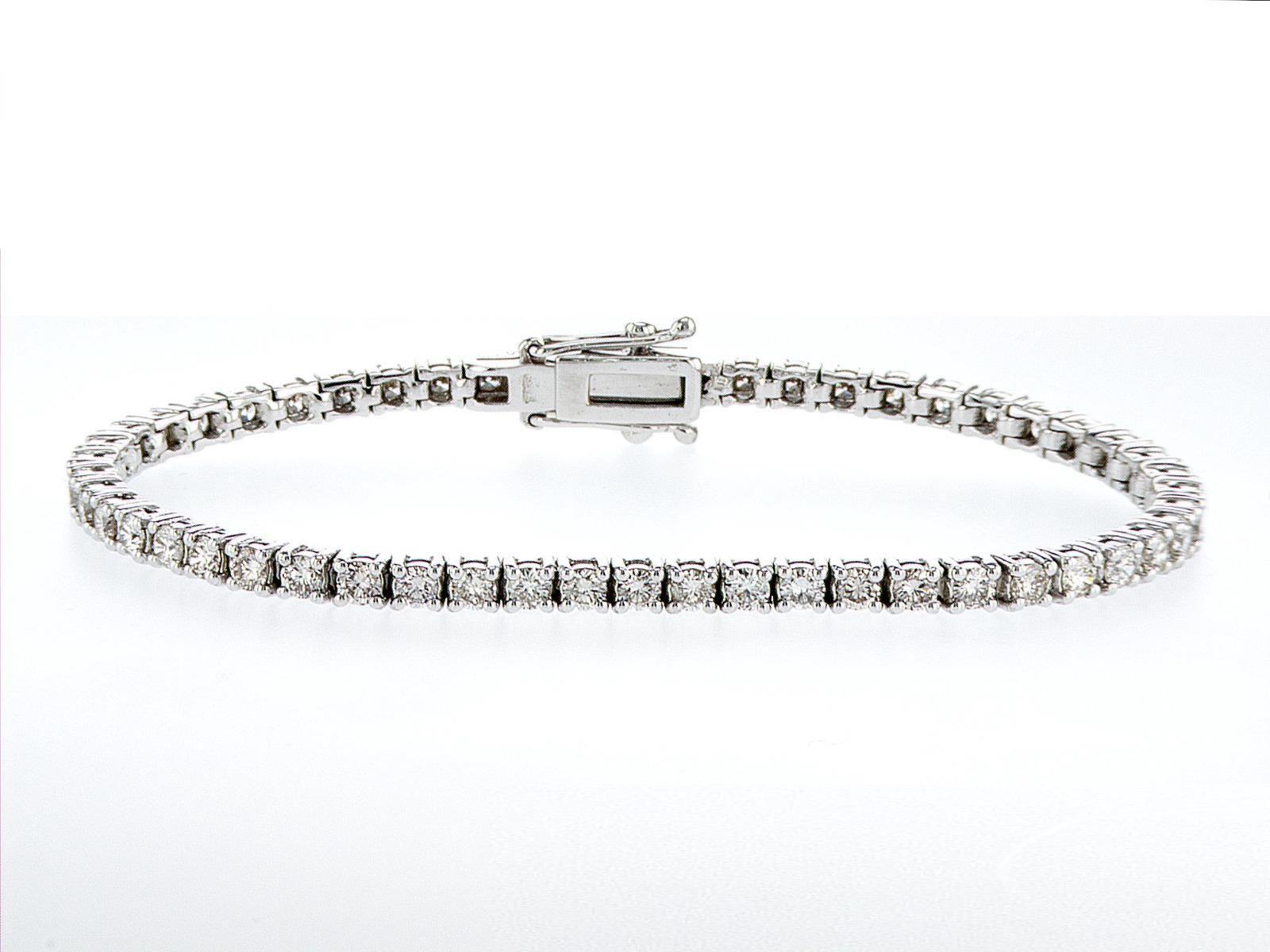 צמיד טניס משובץ 3.72 קראט יהלומים- דגם GIL