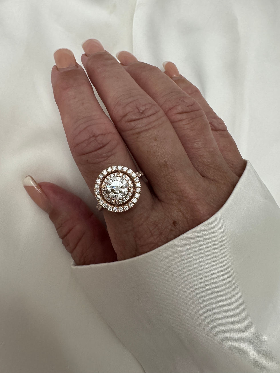 תמונה ממוזערת: טבעת יהלומים טבעיים - דגם Zoher