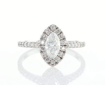 תמונה ממוזערת: טבעת יהלום מרקיזה 1.33 קראט יהלומים - דגם OREL