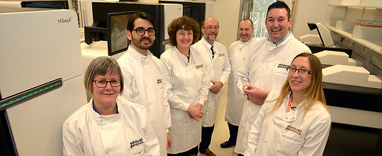 Miles Briggs MSP visits Edinburgh Genomics, Scottish Genomes Partnership