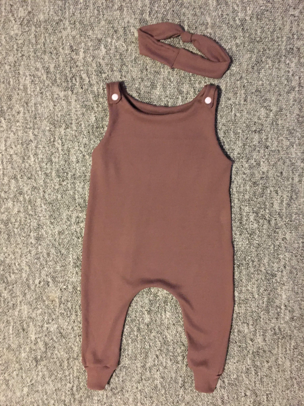 Thumbnail: Ribbed Jumpsuit/Romper