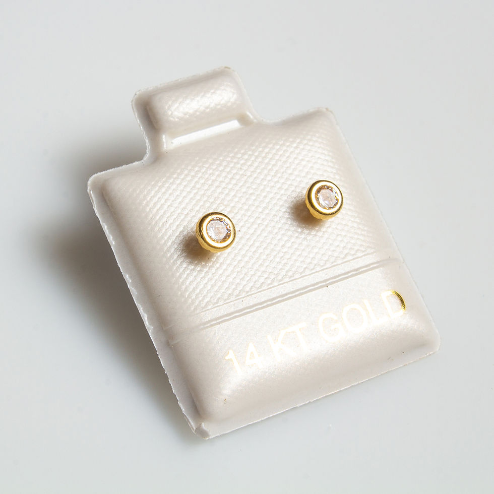 Miniatura: Aretes bebe 14 KT