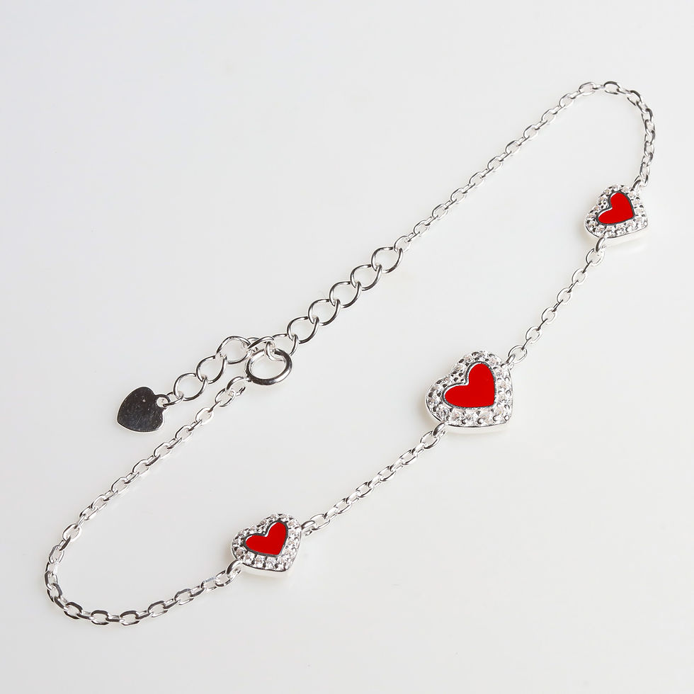 Pulsera corazones