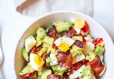 High Protein Egg, Bacon & Avo Breakfast Bowl