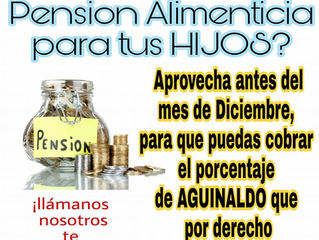 ¿Deseas solicitar Pensión Alimenticia para tus HIJOS?
