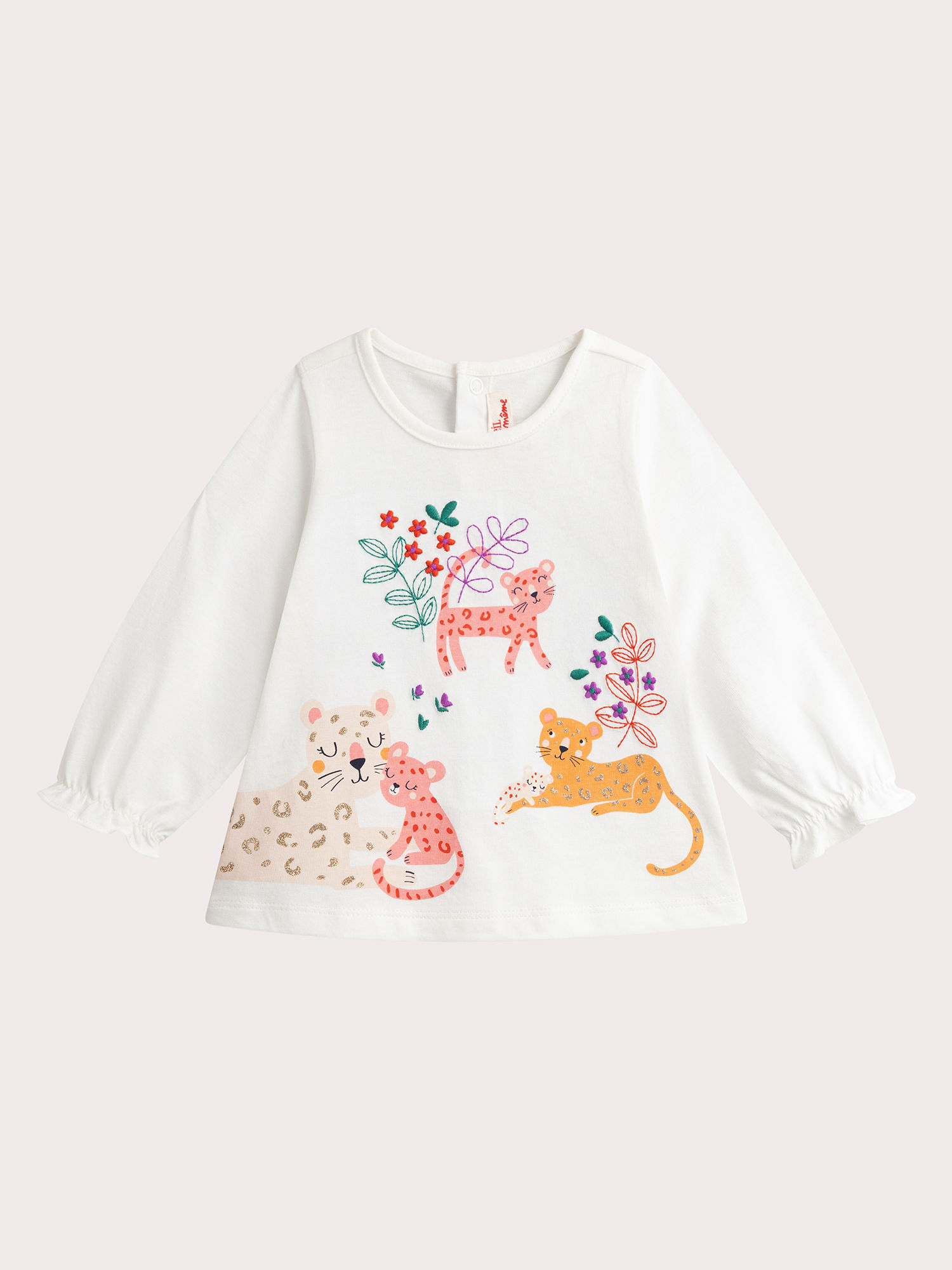 BABY/G T SHIRT LONG SLEEVE OFF WHITE 6M