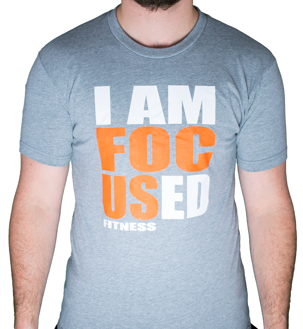 Thumbnail: Grey T-Shirt - Focus Fitness - Short-sleeve