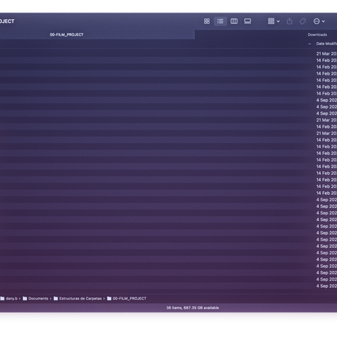 Cómo organizar tus proyectos de postproducción audiovisual: Guía práctica de esquemas de carpetas
