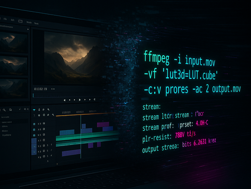 Cómo Usar FFmpeg y la terminal en Postproducción: Casos Reales y Scripts Útiles