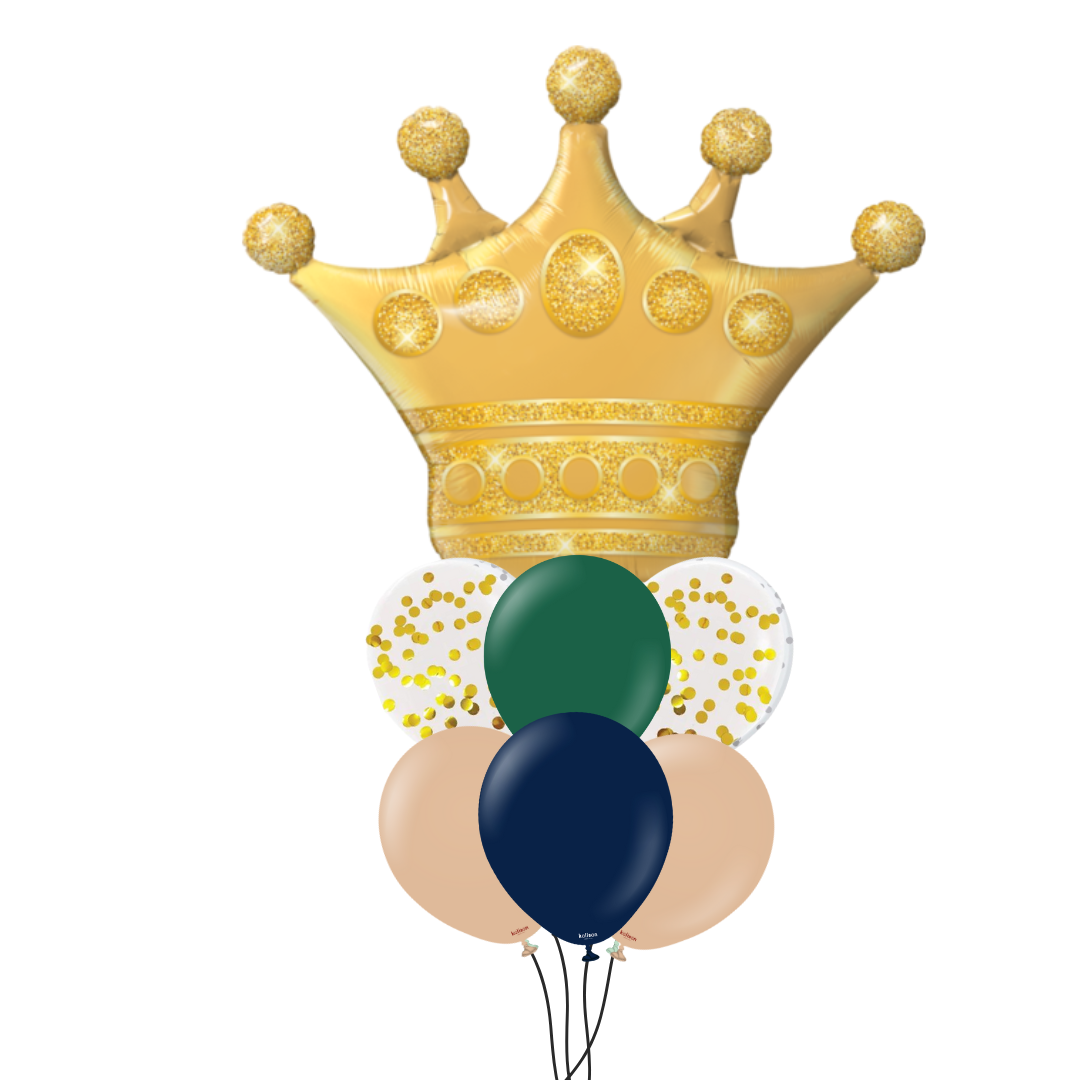 XL Golden Crown Foil Balloon