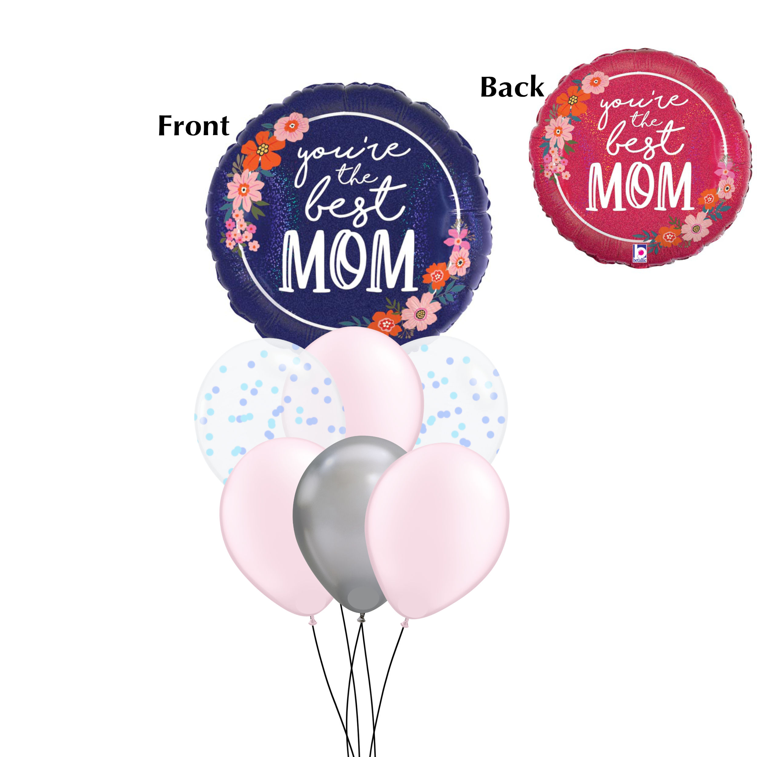 S Floral Best Mom Cluster