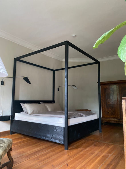 Masterbedroom Nord Ferien Appartment BEL ÈTAGE , Ferienwohnung BEL ÈTAGE, Urlaub im Wasserschloss Irmelshausen