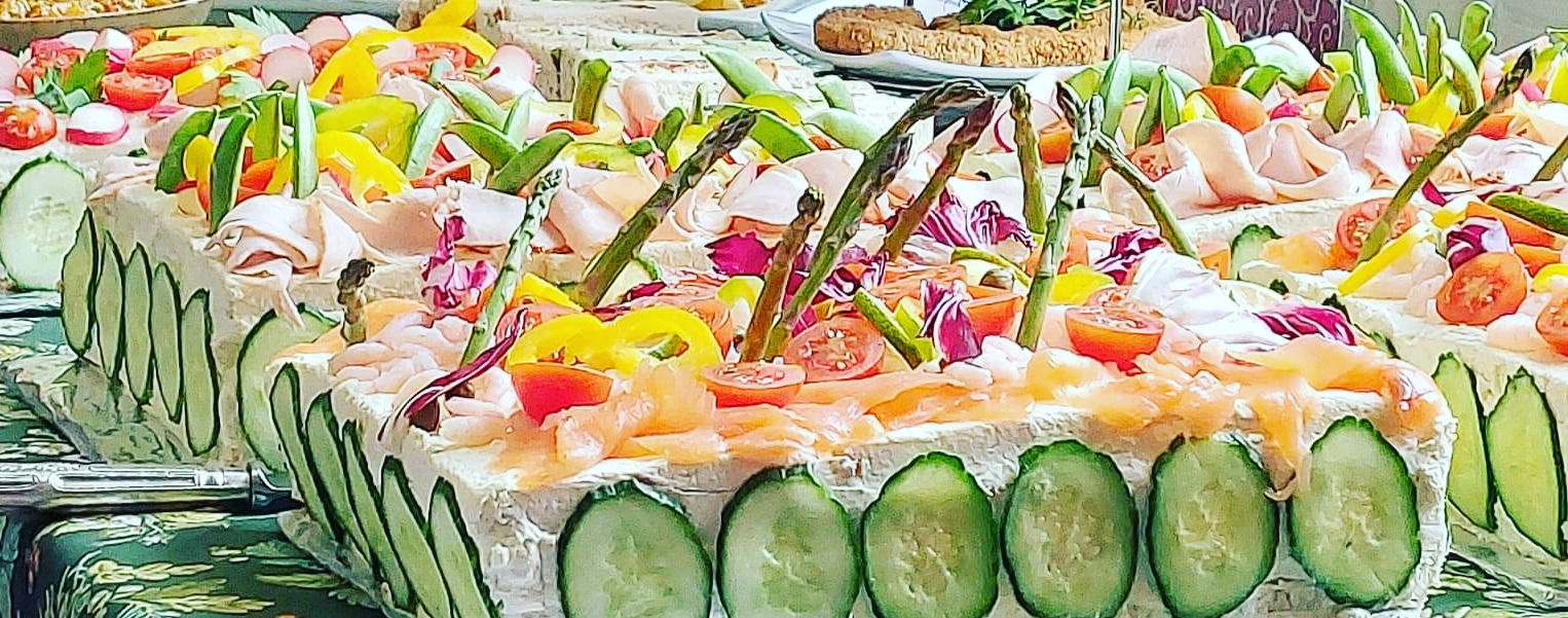 Arranged Food and Objects