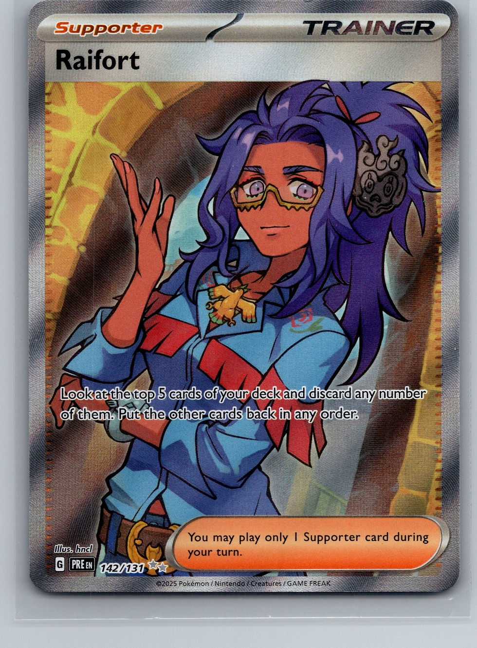 Raifort Holo Ultra Rare SV: Prismatic Evolutions 142/131 NM front