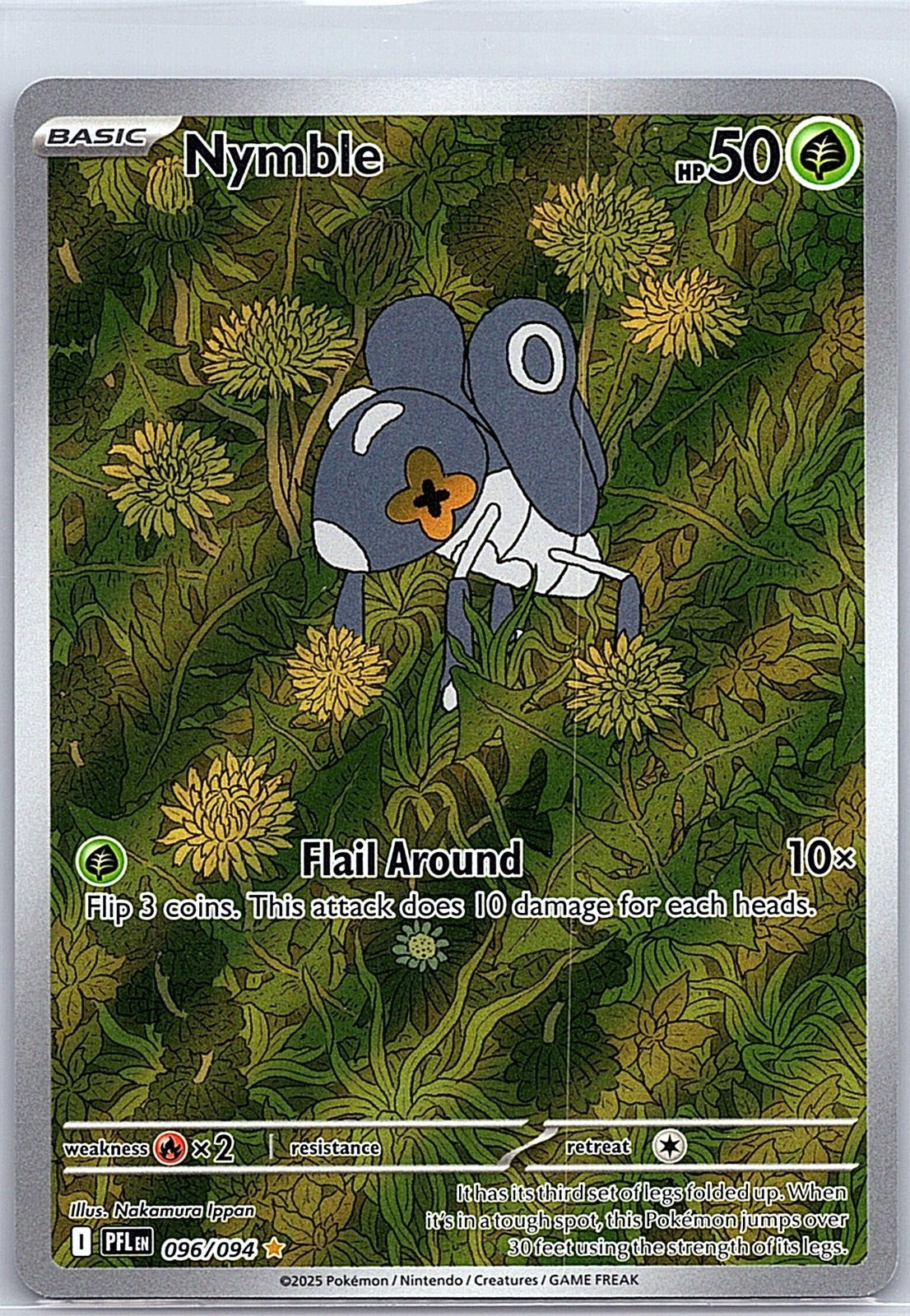 Nymble Holo Illustration Rare ME02: Phantasmal Flames 096/094 NM - Front