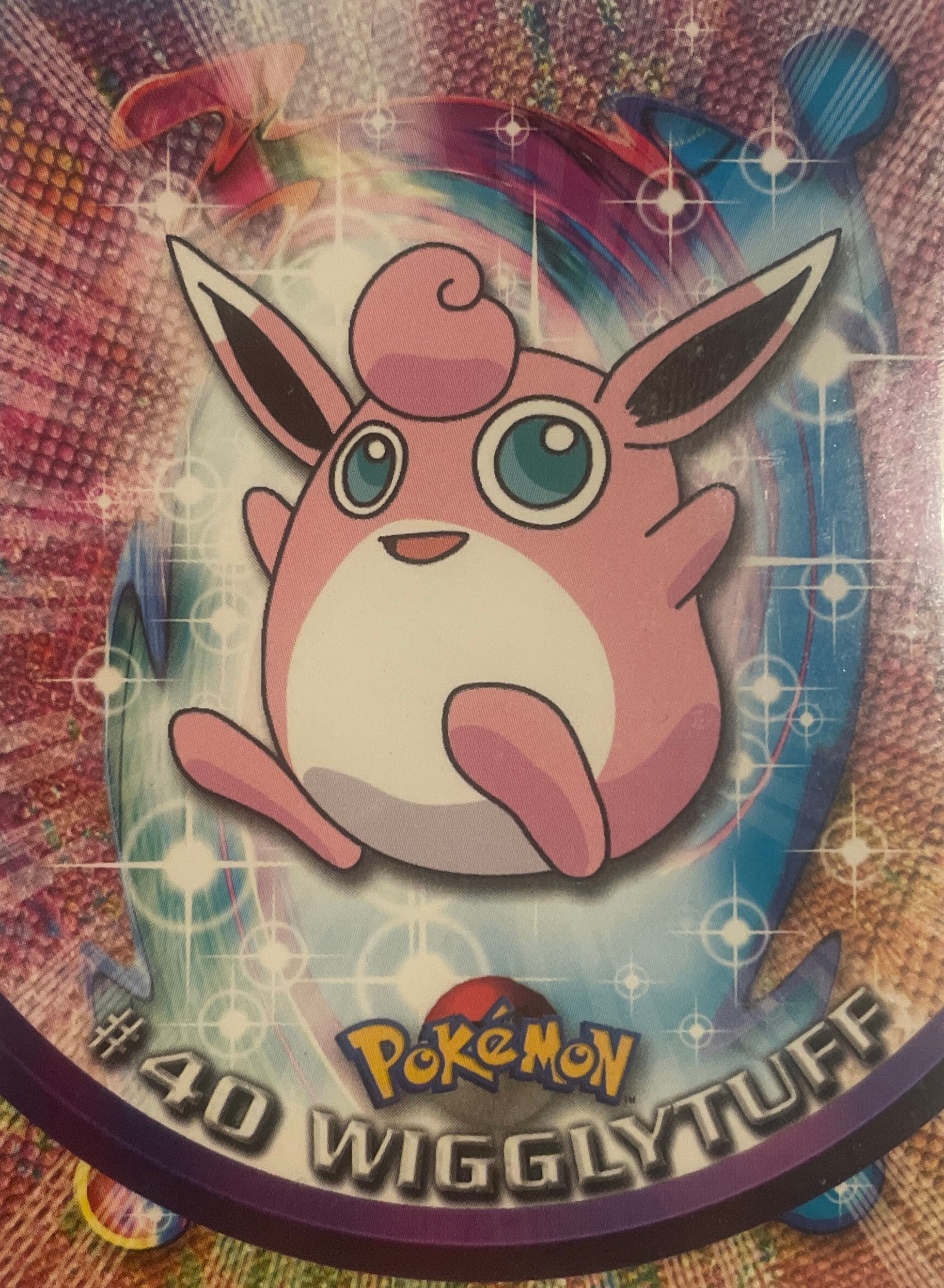 Pokemon Topps Series 1 Blue label 1st Edition - Wigglytuff