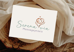 Energetisches Logo und Farbwelt Design für Massagepraxis – Branding von Feingefühl Design