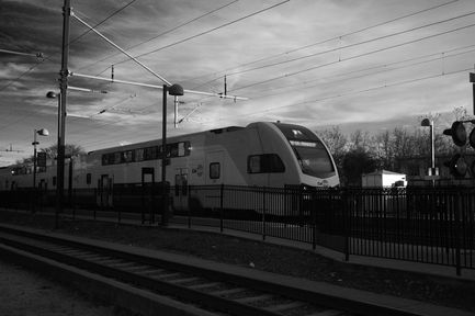 Caltrain Station [B&W]