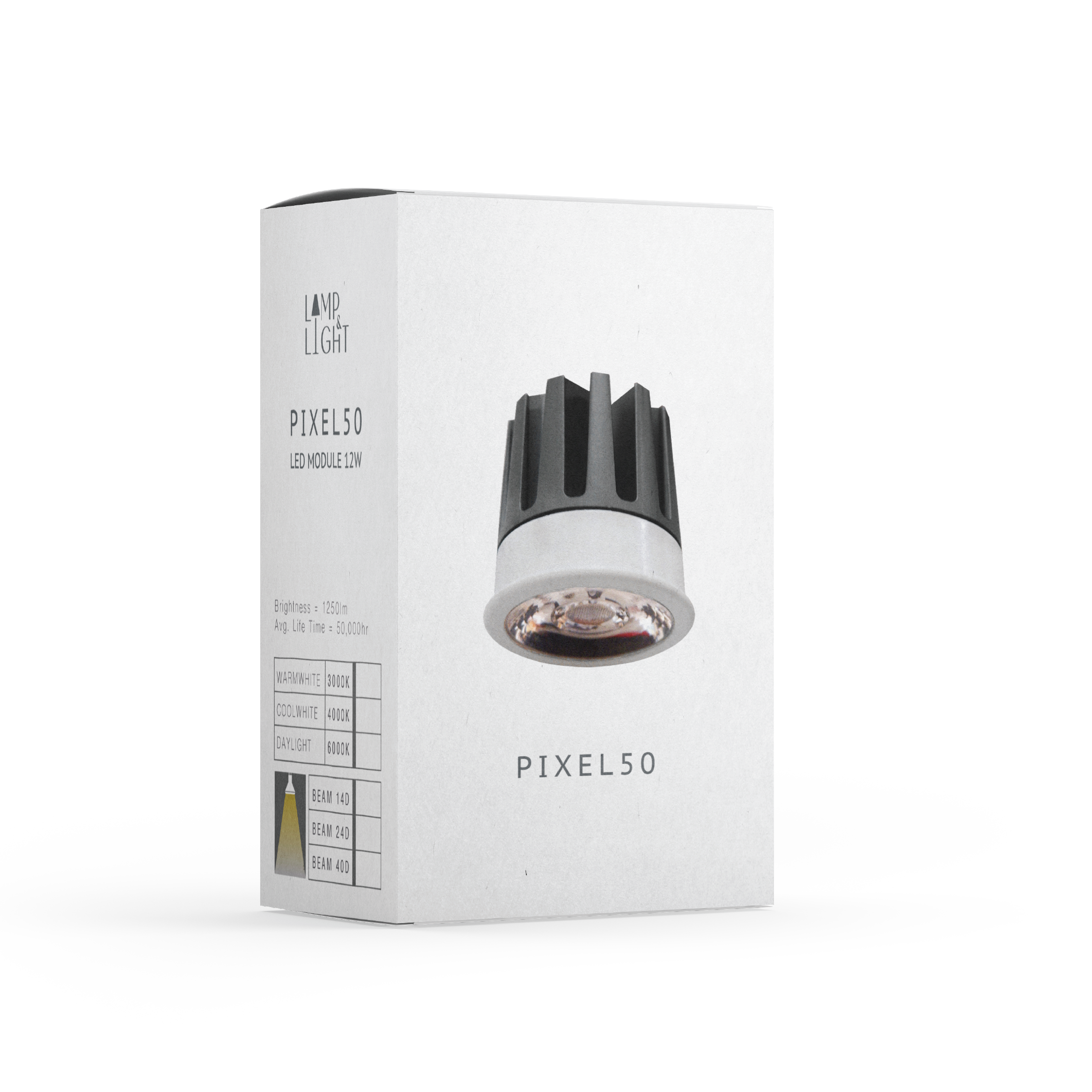 หลอด LED MODULE 12W BEAM 40D