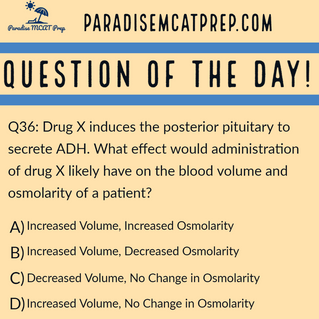 Free Mcat Practice Questions Paradise Mcat Prep Mcat question of the day. free mcat practice questions paradise